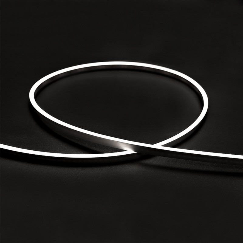 Tube néon flex avec ruban LED 238 LED/m 6W 24V latéral à la coupe