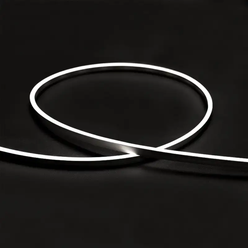 Tube néon flex avec ruban LED 238 LED/m 6W 24V latéral à la coupe