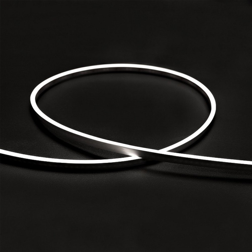 Tube néon flex avec ruban LED 238 LED/m 6W 24V latéral à la coupe