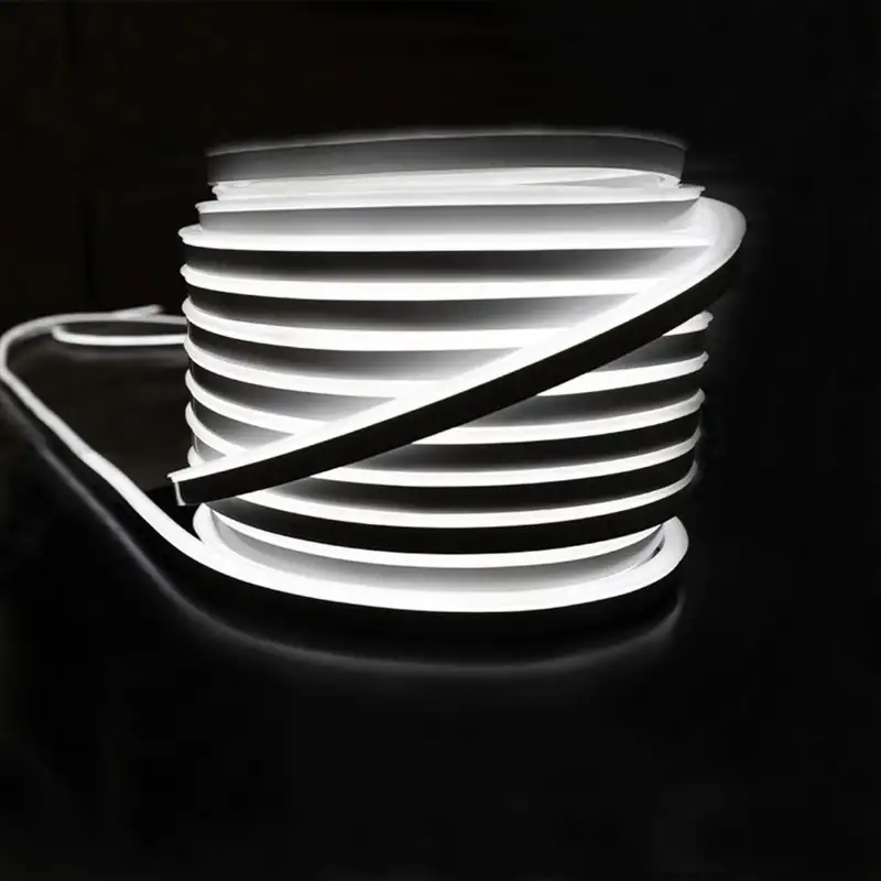 Tube néon flex avec ruban LED 180 LED/m 10W 24V latéral en T à la coupe