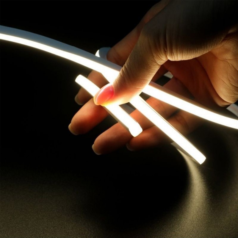 Tube néon flex avec ruban LED 238 LED/m 8W 24V direct à la coupe