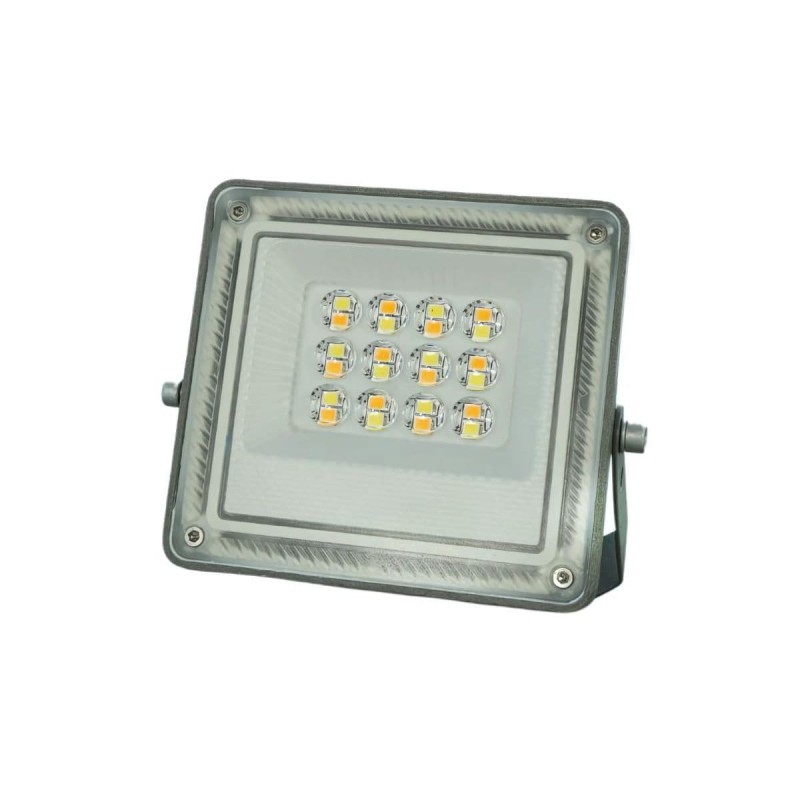 Projecteur LED gris 10W ultra plat 3CCT - Boxer