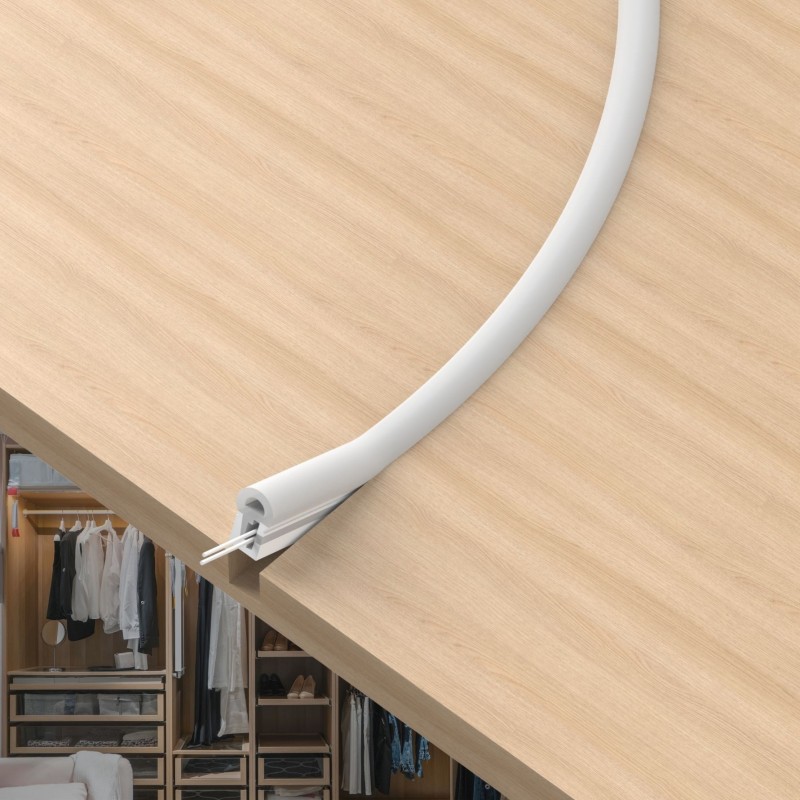 Tube néon flex carré pour ruban LED - Direct - D1010