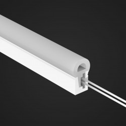 Tube néon flex carré pour ruban LED - Direct - D1010