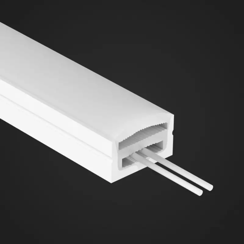 Tube néon flex carré moyen pour ruban LED - Direct - D2010