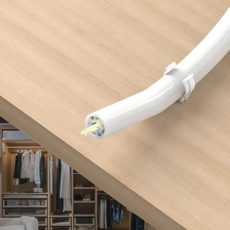 Tube néon flex moyen pour ruban LED - 360° - R22-360