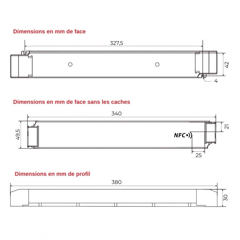Transformateur CCT 24V - Modèles de 36W à 240W - IP20 - Tension constante