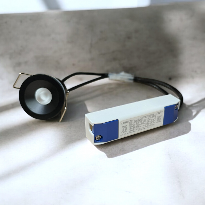 Mini spot LED encastrable - Blanc - 3W - 40° - PEWEE