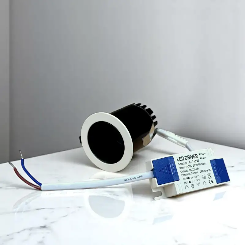 Spot LED encastrable anti-éblouissement 5W - CREEK