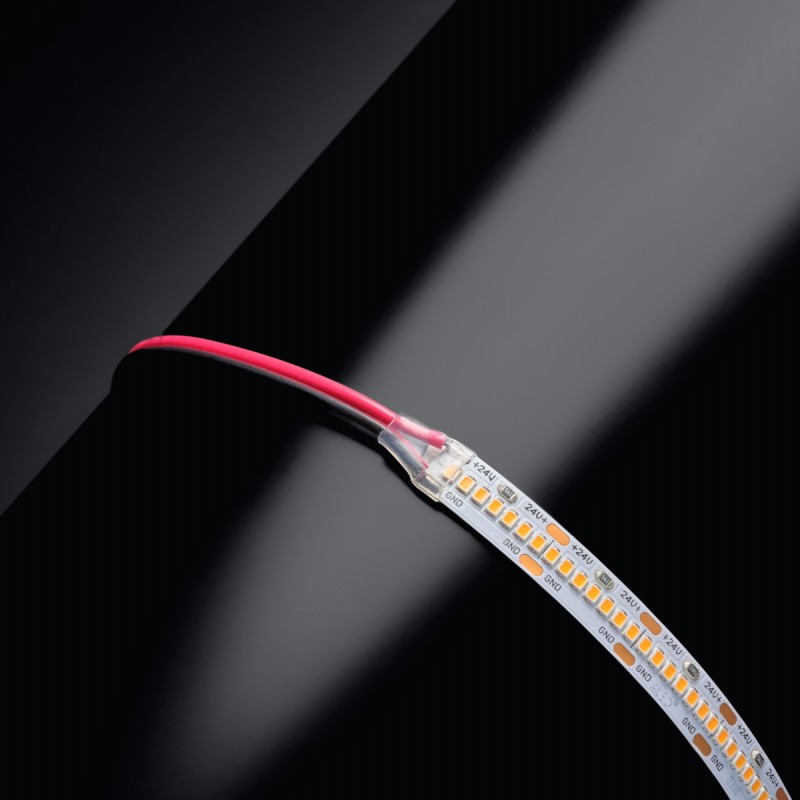 Ruban LED Haute densité (120 lm/w) - 13W/m - IP20 - Blanc - 420 LED/m - 2216+ - 5m -24V