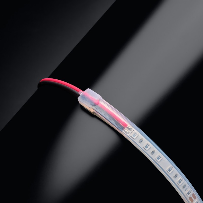 Ruban LED étroit haute fidélité IP68 - 4,8W/m - 120 LED/m - 2835E - 5m - 24V - Bleu