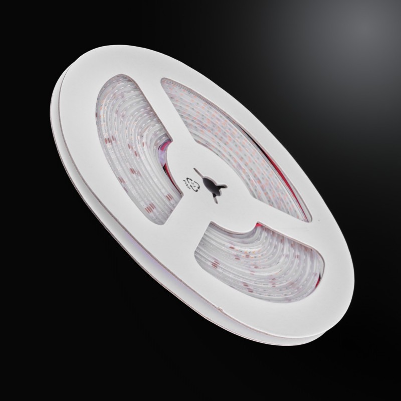 Mini ruban LED 7,5mm de large - 9,6W/m - IP68 - Blanc - 120 LED/m - 2835E - 5m - 24V