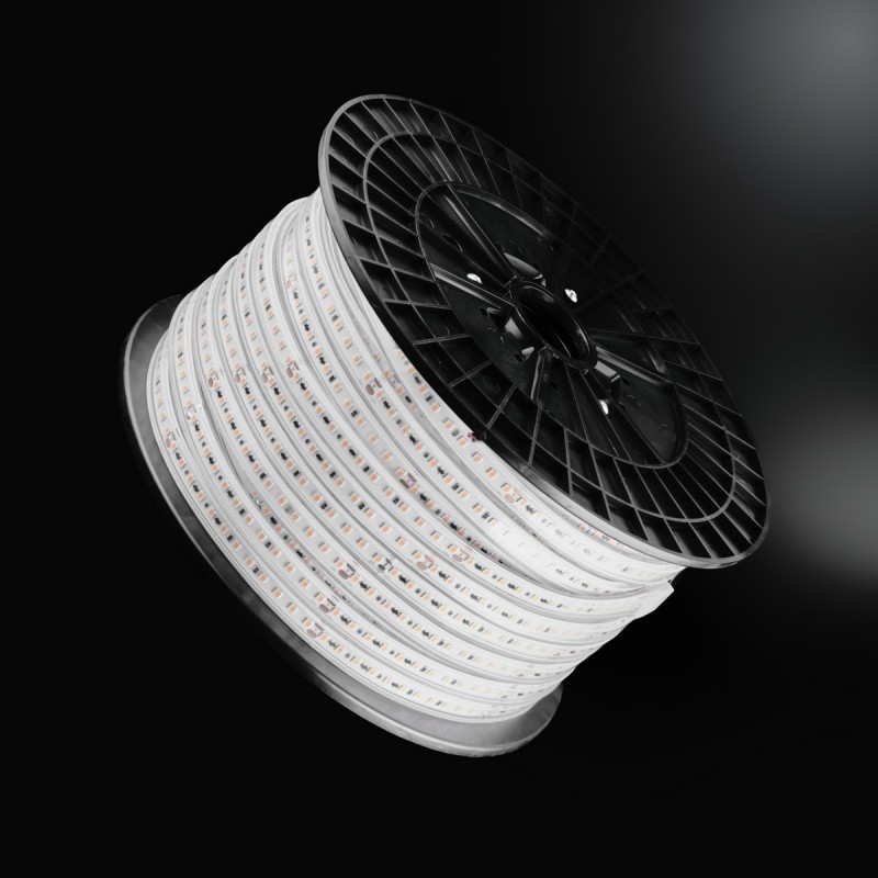 Ruban LED XXL haute fidélité IP65 - 8W/m - 120 LED/m - 2835 - 50m - 48V - Blanc