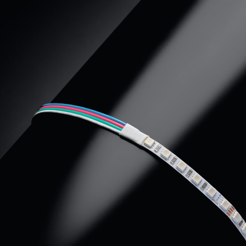 Mini ruban LED RGB multicolore 5mm de large - 9,6W/m - IP20 - 120 LED/m - 3838E - 5m - 24V