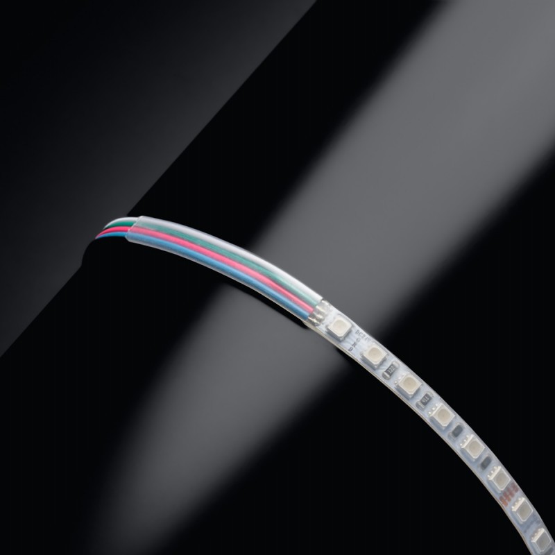 Ruban LED RGB multicolore - 9,6W/m - IP65 - 120 LED/m - 3838E - 5m - 24V