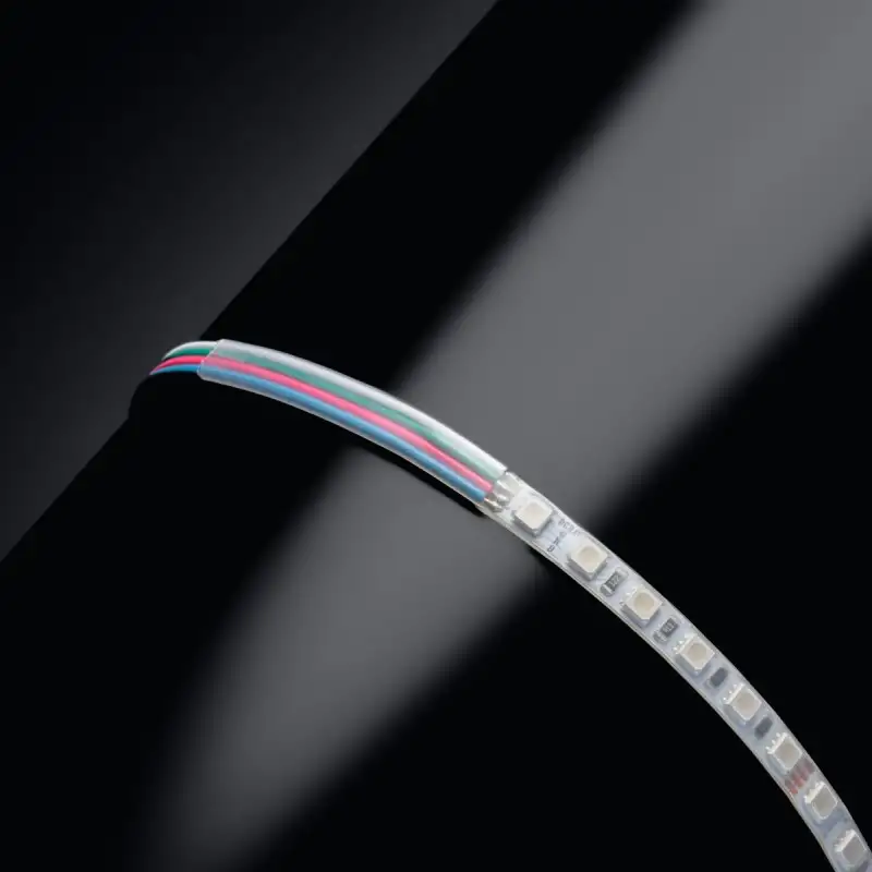 Ruban LED RGB multicolore - 9,6W/m - IP65 - 120 LED/m - 3838E - 5m - 24V