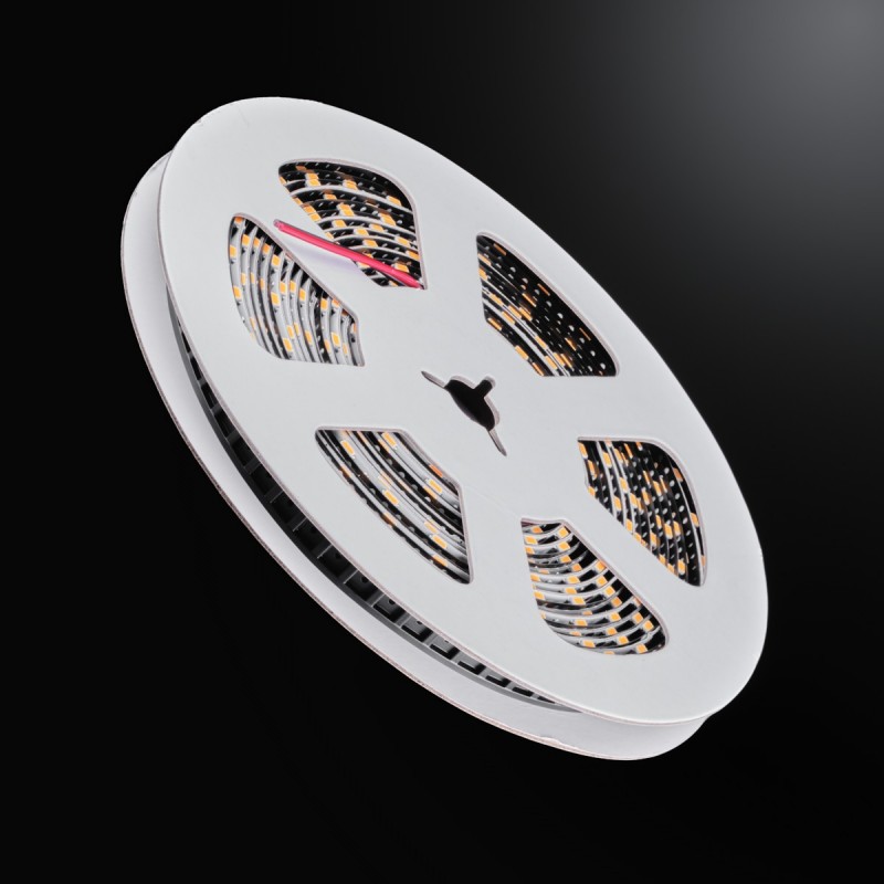 Ruban LED latéral haute fidélité - 4,8W/m - IP20 - Blanc - 70 LED/m - 4020T - 5m - 24V