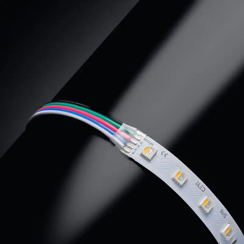 Strip IP20 - RGB & Blanc chaud - 19,2W/m