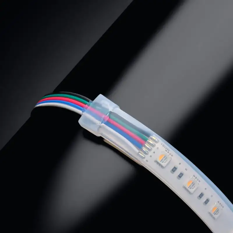 Ruban IP68 5050 - RGB & Blanc chaud - 19,2W/m - 60 LED/m - 5m