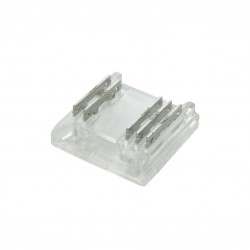 Jonction invisible pour ruban LED COB IP20 RGBW 12mm sans soudure "Clipx"