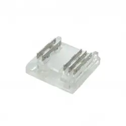 Jonction invisible pour ruban LED COB IP20 RGBW 12mm sans soudure "Clipx"