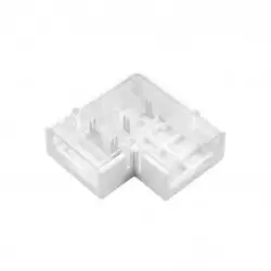 Jonction étanche en L pour ruban LED mono IP68 jusqu'à 13mm sans soudure "Hippo"