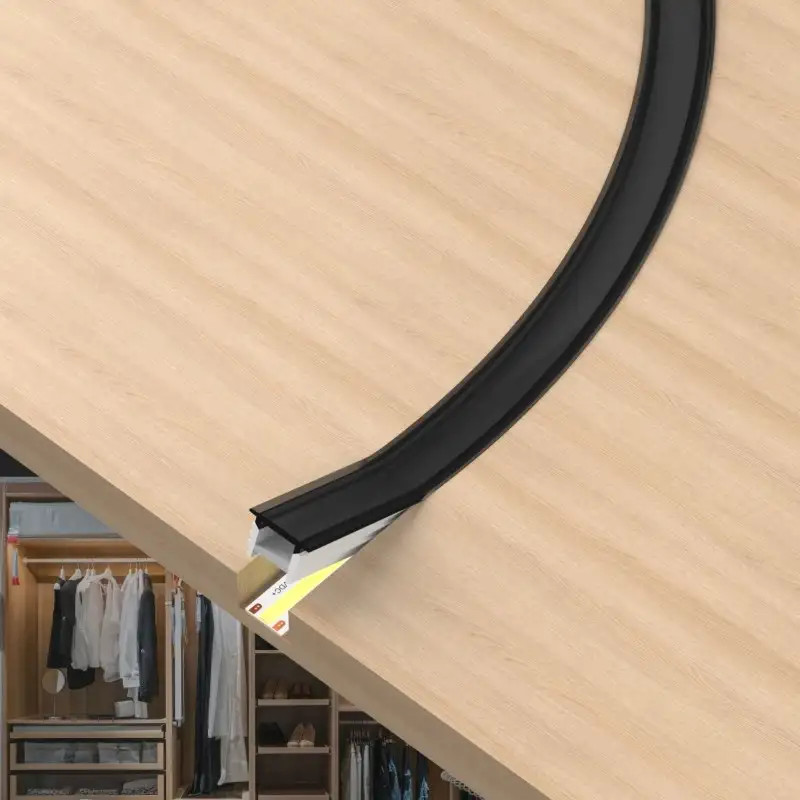 Tube de diffuseur néon flex pour ruban LED Noir – Direct – D1212