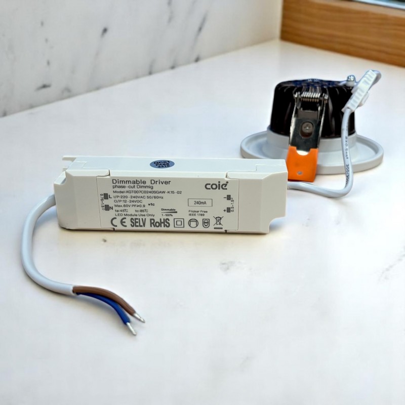 Spot LED encastrable fixe 6W IP64 - BBC - RT2012 - Cobyx