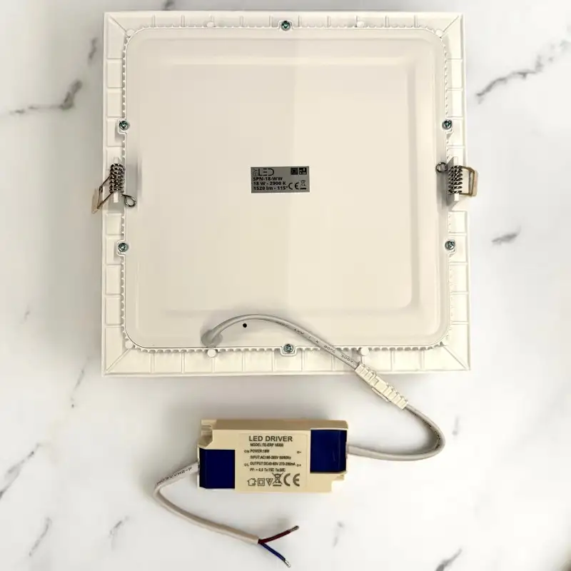 Dalle LED Carré encastrable - extra plate – Sunny 18W