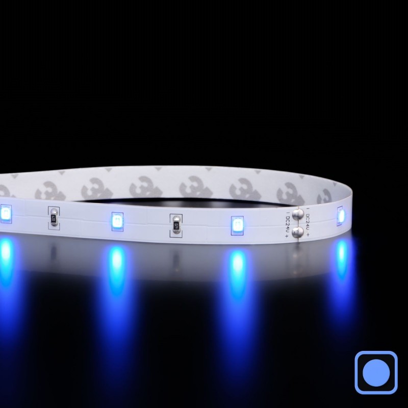 Ruban IP20 2835+ - Bleu - 7,2W/m - 30 LED/m - 5m