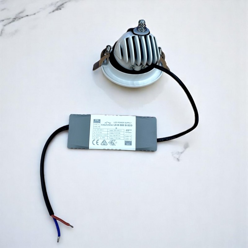 Spot LED rond encastrable orientable 360°- 5W - SNAKE