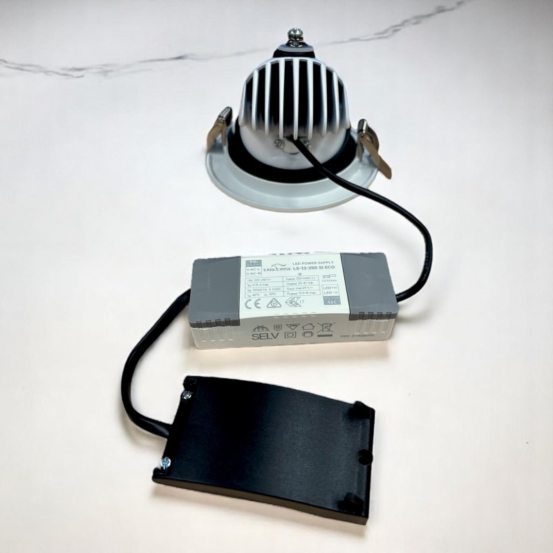 Projecteur LED rond encastrable orientable 360°- 10W - SNAKE