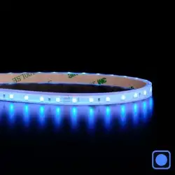 Mini ruban IP68 3528E - Bleu - 7,6W/m - 96 LED/m - 5m