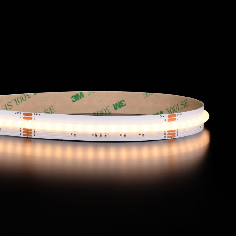 Ruban COB RGBW IP20 840 LEDs 18W