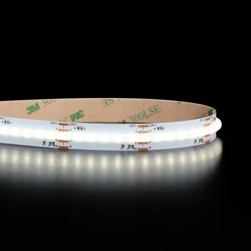 Ruban LED COB RGB+CCT - 21W/m - IP20 - 840 LED/m - 5m - 24V