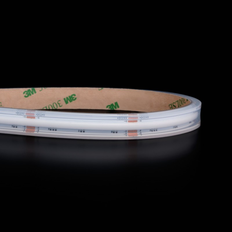 Ruban LED COB RGB - 14W/m - IP68- 840 LED/m - 5m - 24V