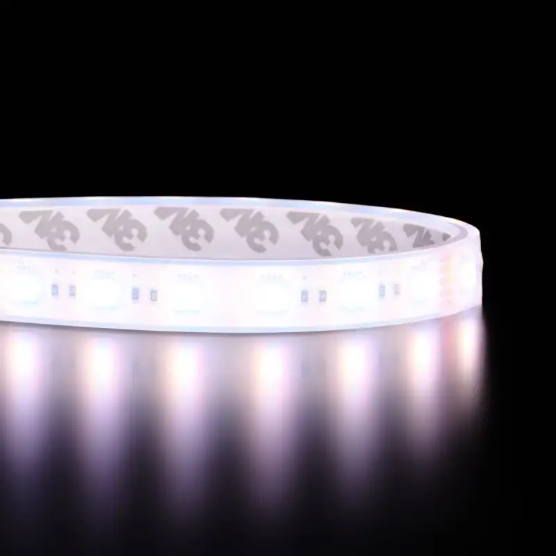 Ruban LED vendu au mètre - 19,2 W/m - IP68 - RGB & Blanc chaud - 60 LED/m - 24V