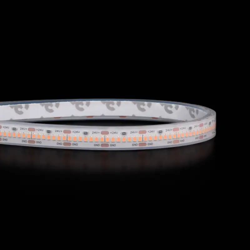 Ruban LED Haute densité (120 lm/w) - 13W/m - IP68 - Blanc - 420 LED/m - 2216+ - 5m -24V