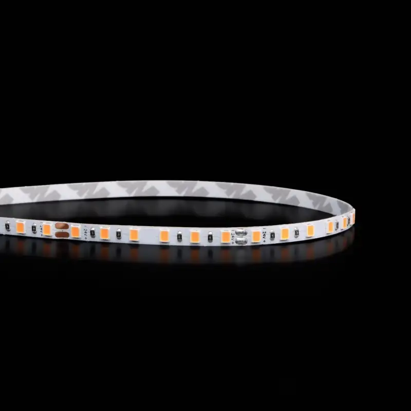 Ruban LED étroit haute fidélité IP20 - 4,8W/m - 120 LED/m - 2835E - 5m - 24V - Blanc