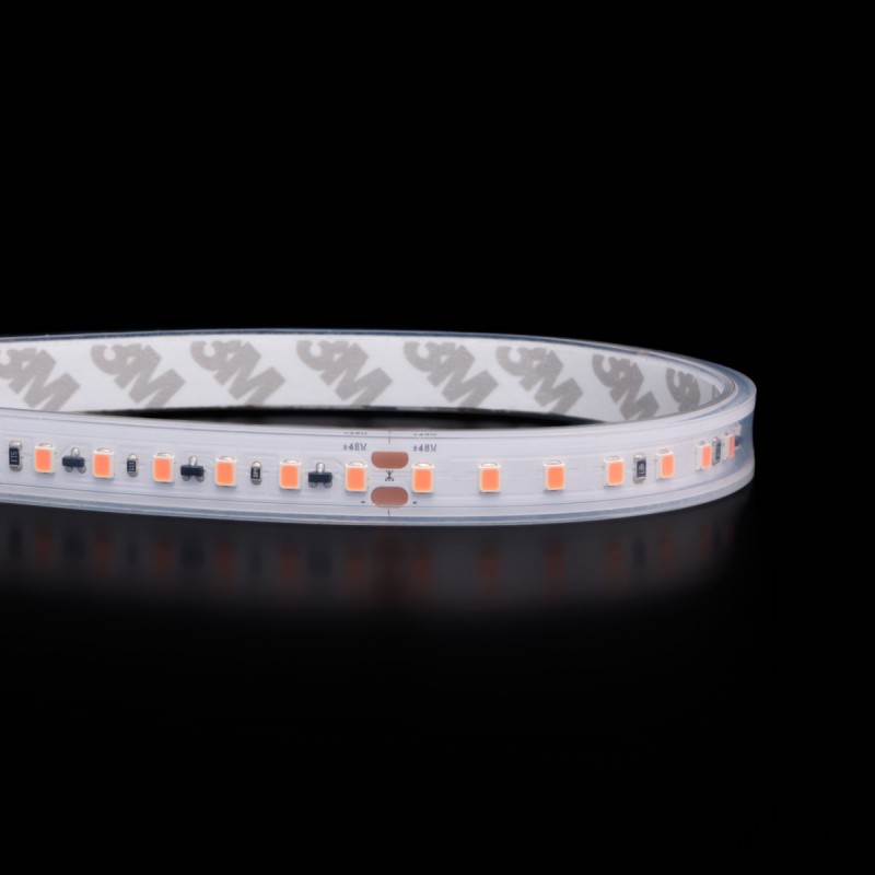 Ruban LED XXL haute fidélité IP65 - 8W/m - 120 LED/m - 2835 - 50m - 48V - Blanc