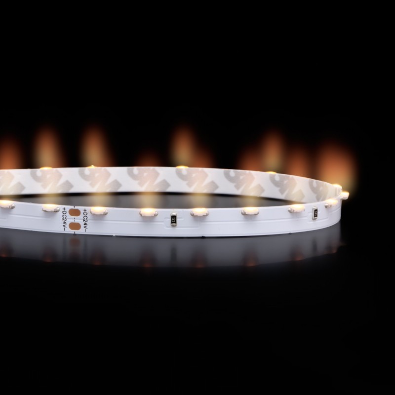 Ruban LED latéral haute fidélité - 4,8W/m - IP20 - Blanc - 70 LED/m - 4020T - 5m - 24V