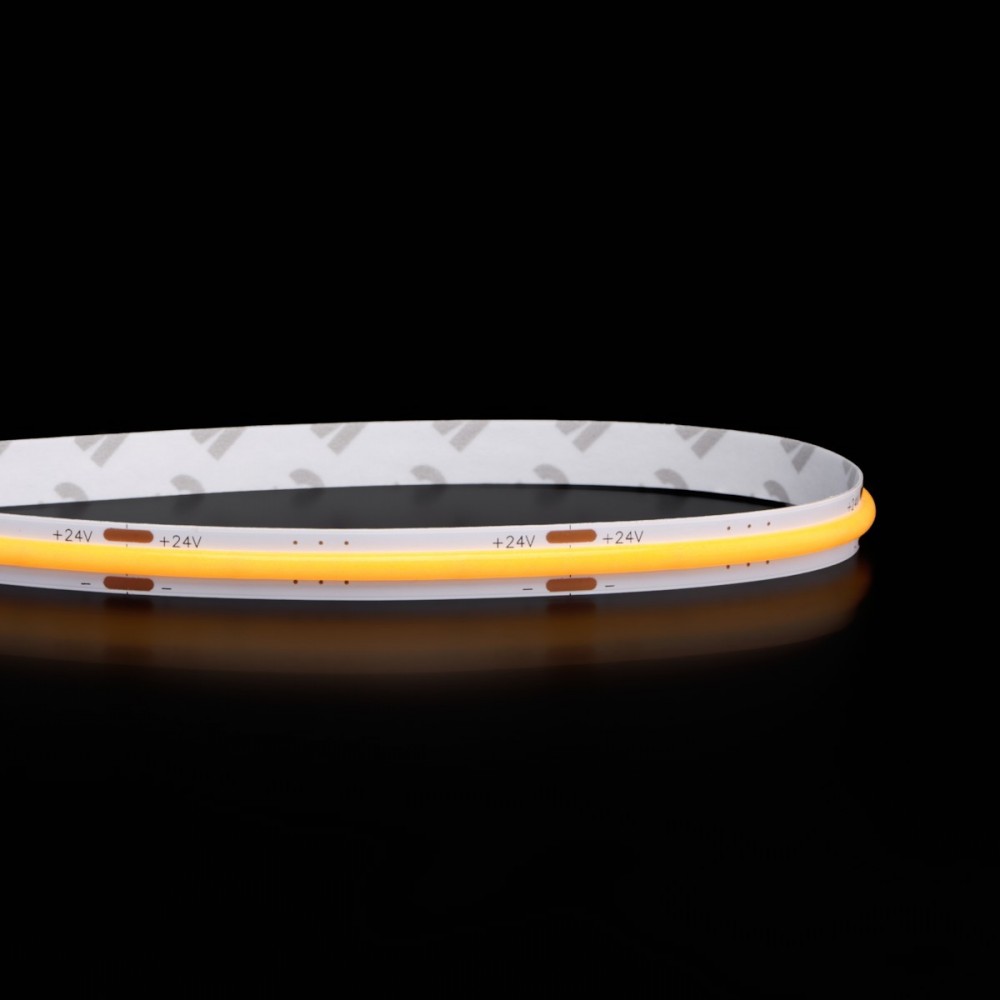 Ruban LED COBH lumière continue - 8W/m - IP20 - Blanc - 320LED/m - 5m - 24V
