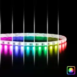 Ruban LED RGB multicolore - 9,6W/m - IP65 - 120 LED/m - 3838E - 5m - 24V