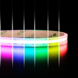 Ruban LED COB RGB - 14W/m - IP68 - 840 LED/m - à la coupe - 24V