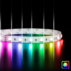 Ruban LED RGB multicolore - 14,4W/m - IP20 - 60 LED/m - 5050 - 24V