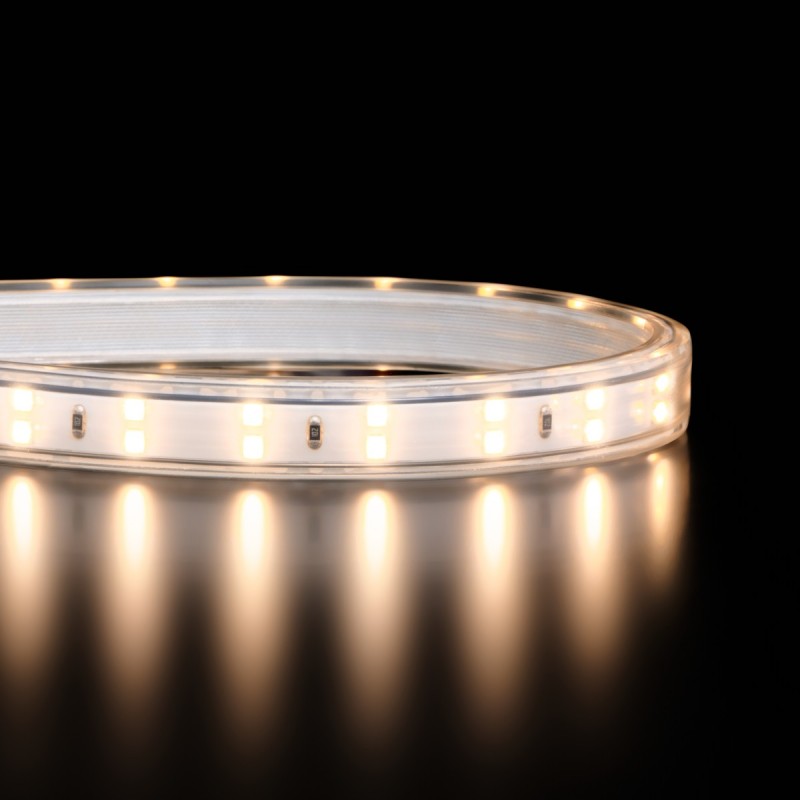 Ruban LED de chantier 230V IP65 25 mètres 13,5W/m DW en dévidoir