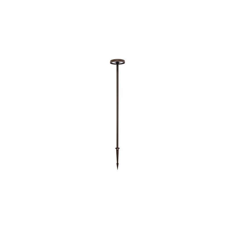 Borne led fine de jardin 100 cm - 1m - 360° - Chocolat cuivre