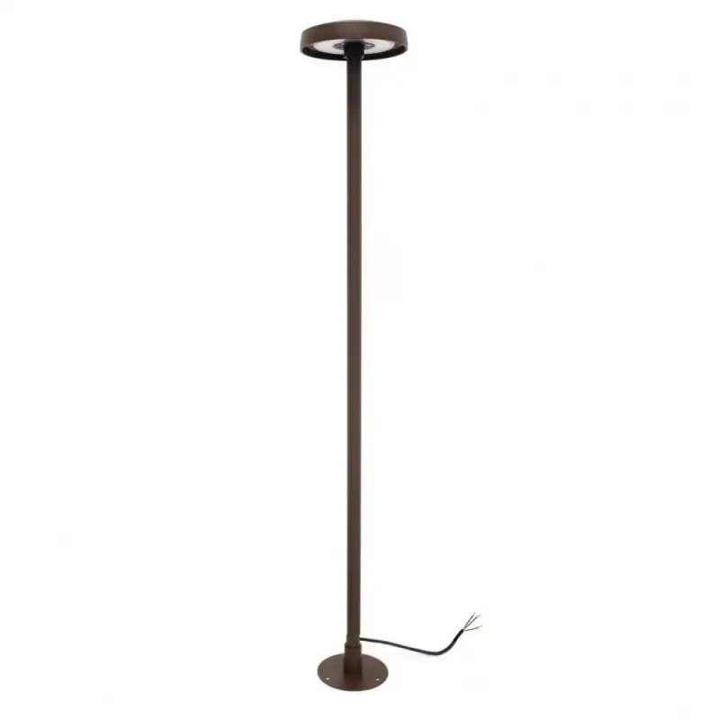 Borne LED extra fine d'extérieur à tête bombée - 23W - 200 cm - chocolat - Haalö Borne LED extra fine d'extérieur à tête bombée - 23W - 200 cm - chocolat - Haalö