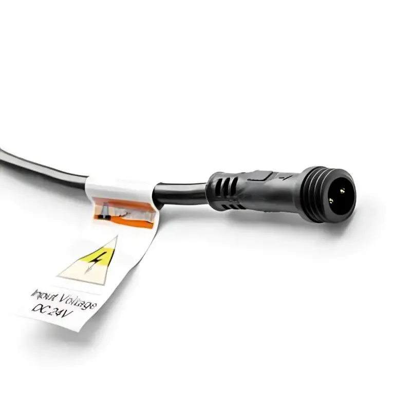 Borne LED extra fine d'extérieur à tête bombée - 7W - 100 cm - rouille - Haalö