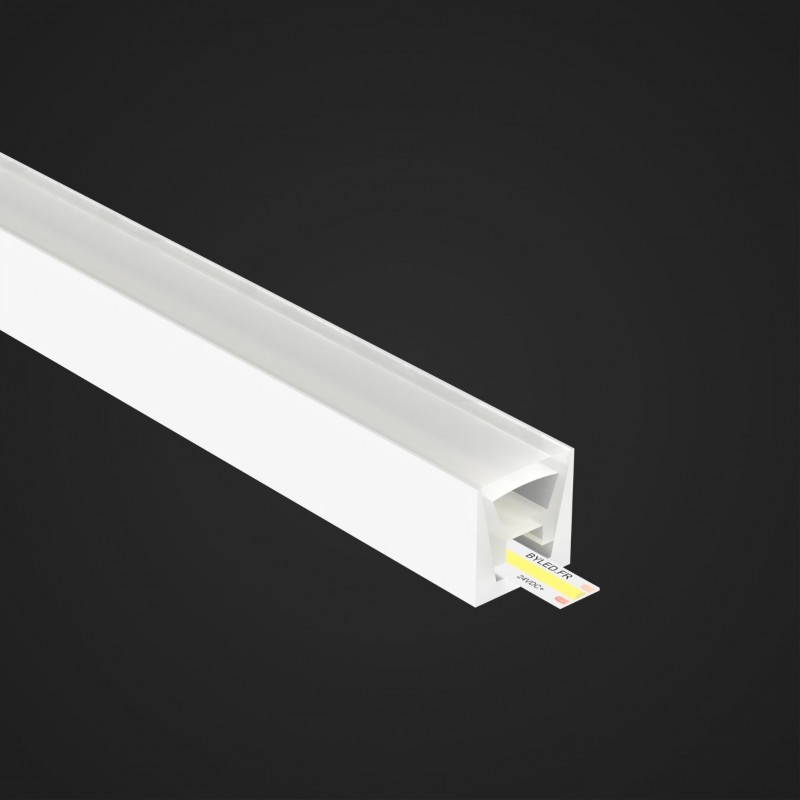 Tube néon flex carré pour ruban LED - Direct - D1010
